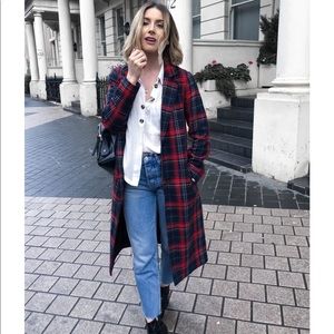 Primark Plaid Tartan Coat 